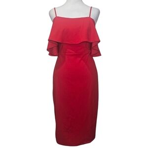 Premier Amour Off Shoulder‎ Midi Dress Size 8